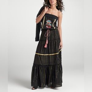Venus Embroidered Maxi Dress